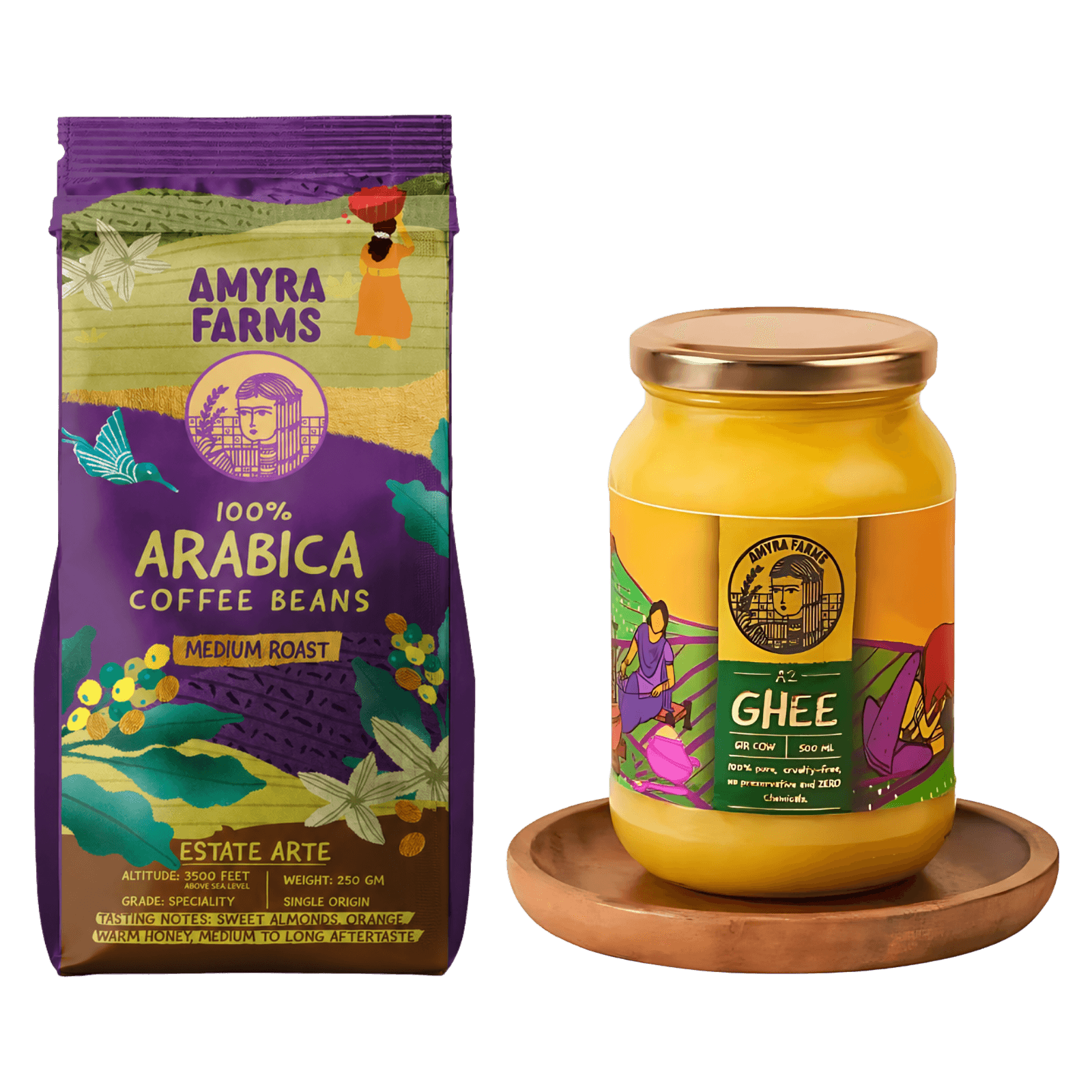 Bullet Coffee with A2 Gir Cow Ghee